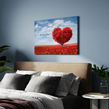 Heart Tree - Personalized Custom Canvas