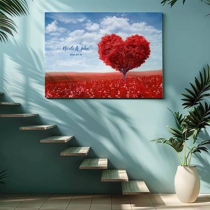 Heart Tree - Personalized Custom Canvas