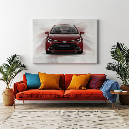 Your Car, Turned into Art - Personalized Custom Canvas