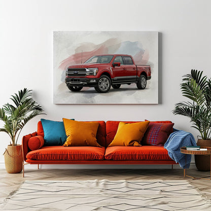 Your Car, Turned into Art - Personalized Custom Canvas