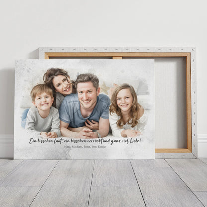 Your Family Photo, Turned into Art - Personalized Custom Canvas