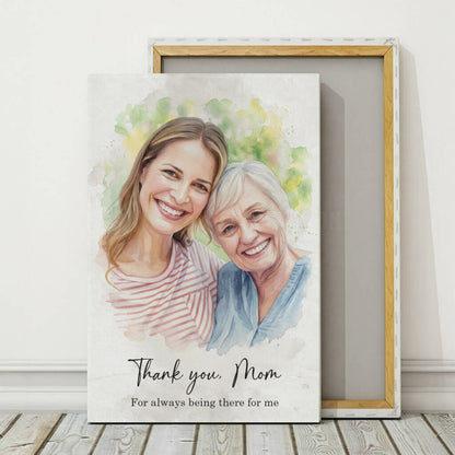 Personalized Mother’s Day Gift – Custom Photo Canvas for Mom