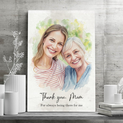 Personalized Mother’s Day Gift – Custom Photo Canvas for Mom