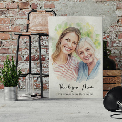 Personalized Mother’s Day Gift – Custom Photo Canvas for Mom