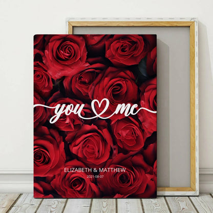 You & Me - Personalized Custom Canvas